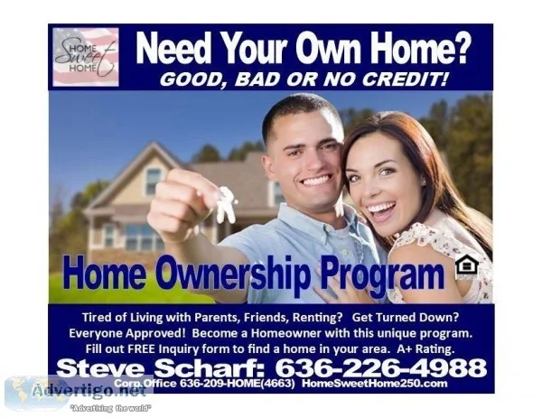 Want to Own Good Fair or Bad Credit - OK