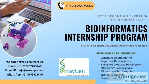 Bioinformatics Internship Online and Offline Program