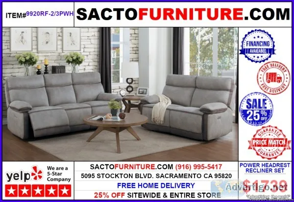 EVERYTHING 25% OFF SACTO FURNITURE