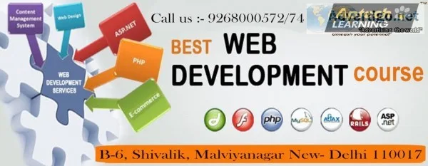 Best Web Designing Course  Aptech Malviya Nagar