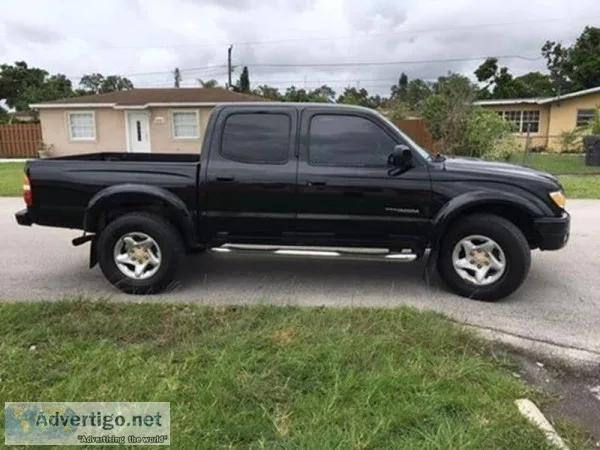 2004 Toyota Tacoma Prerunner Black Pickup Truck 61602 miles