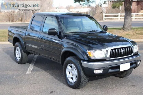 2004 Toyota Tacoma Black Pickup Truck 54607 Miles