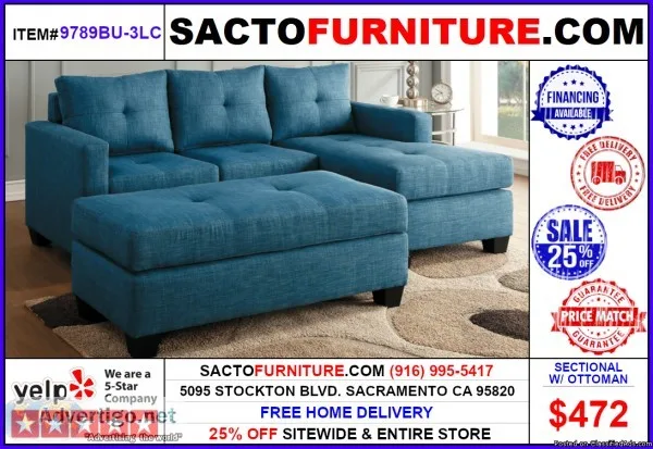 FINANCING AVAILABLE SACTO FURNITURE