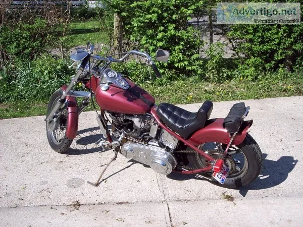 1948 FL Harley Davidson Panhead 60 s style chopper