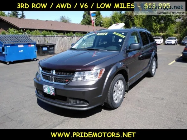 2014 DODGE JOURNEY SE  AWD  3RD ROW  V6