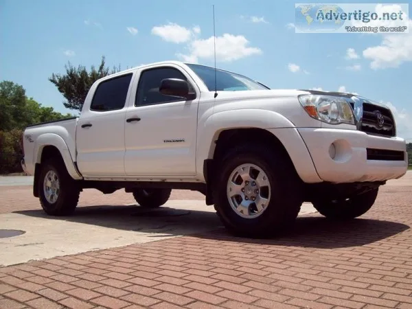 2005 Toyota Tacoma White Pickup Truck 50310 Miles