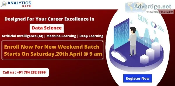 Enroll For Data Science Training New Weekend Batch By Veteran Ex