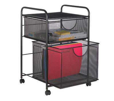 a NEW in Box NEAT File 2 Drawer Mesh Hanging File and Storage Ca
