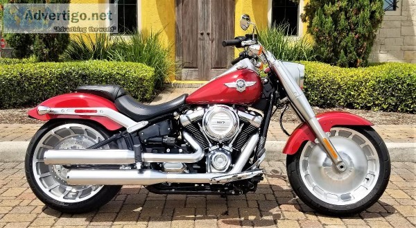 2019 HARLEY FAT BOY " ONLY 1380 MILES "