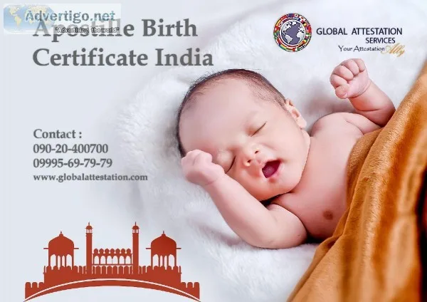 Apostille Birth Certificate India