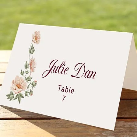 Get Beautiful Table Place Cards