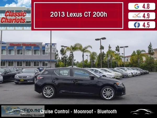 Used 2013 Lexus CT 200h for Sale in San Diego - 19686