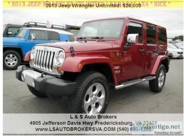 2013 JEEP WRANGLER UNLIMITED4X4SA HARA