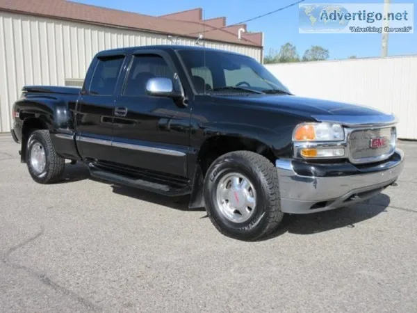 2003 GMC Sierra 1500 Black Pickup Truck 96497 Miles