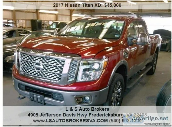 2017 NISSAN TITAN XDPLATINUM RESERVECREW CABDIESEL