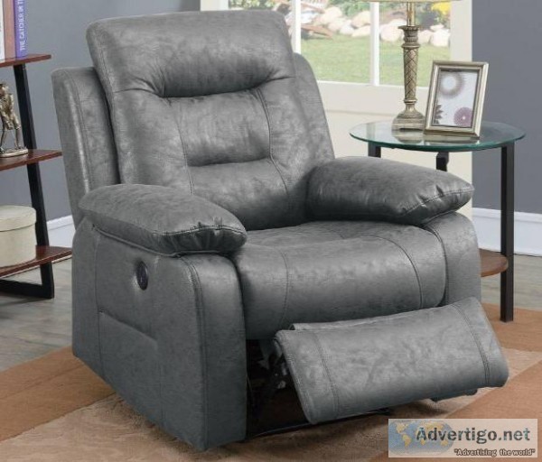 New Electrico Motion Power Recliner with USB power plug on side