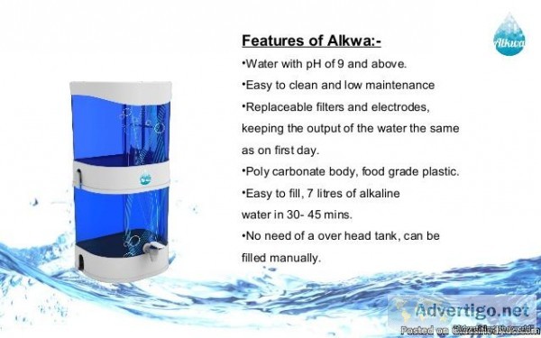 For healthy life ALKWA Water ionizer India