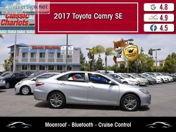 Used 2017 Toyota Camry SE for Sale in San Diego - 19677