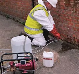 chemical pressure grouting treatment