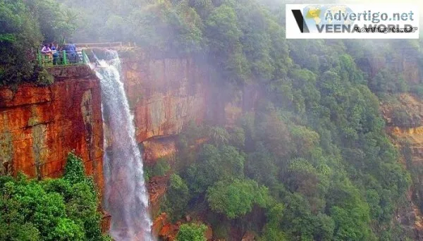 Visit Famous Cherrapunjee Waterfalls through Veena World