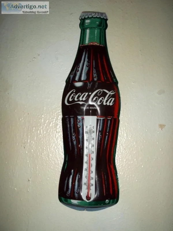 Vintage Coca-Cola 16&quot Wall Thermometer