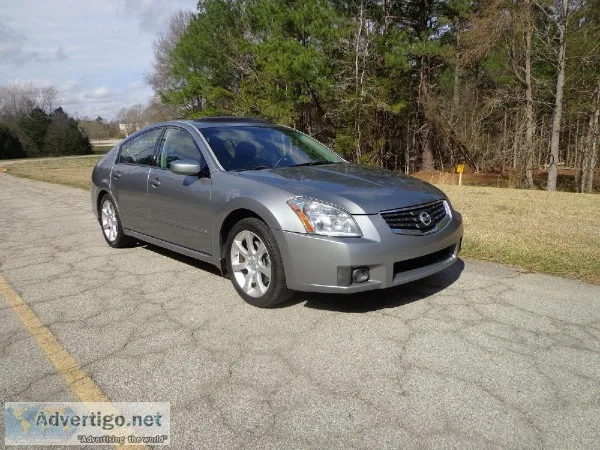2008 Nissan Maxima Gray Sedan 48365 Miles BBB