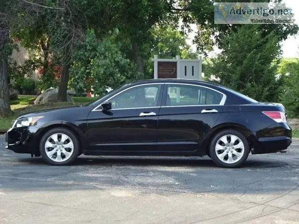 2010 Honda Accord EX-L Black Sedan 44146 Miles V6