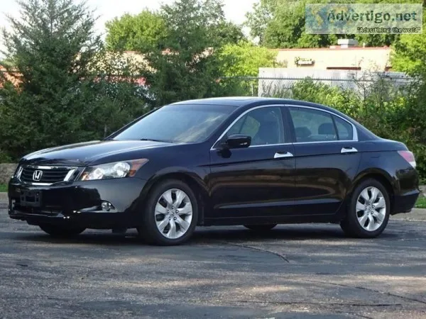 2010 Honda Accord EX-L Black Sedan 44146 Miles CCC