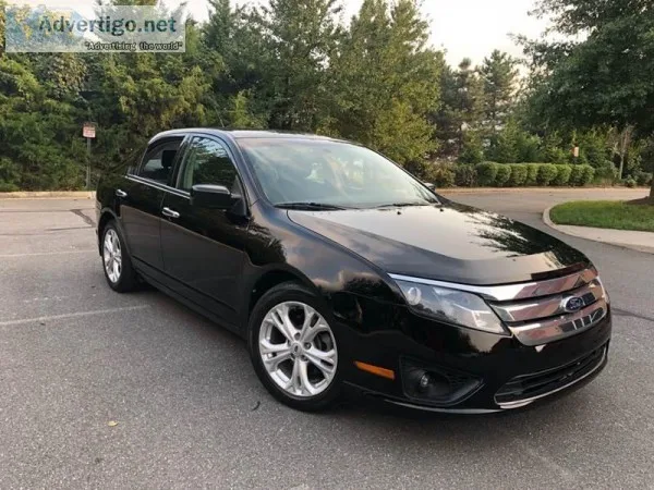 2012 Ford Fusion SE Black 74138 Miles 4dr