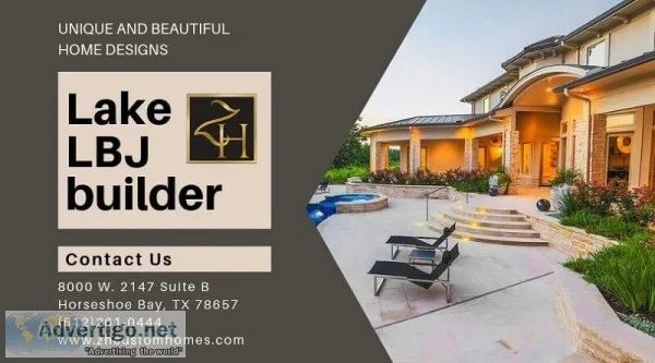 Looking for unique and beautiful home designs for Lake LBJ locat