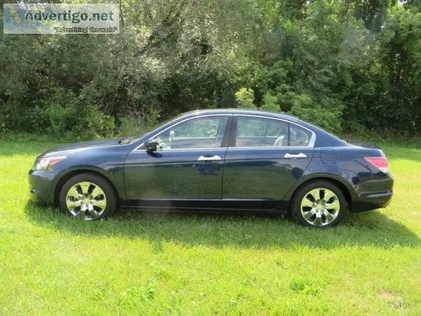 2010 Honda Accord EXL Blue Sedan 86623 Miles
