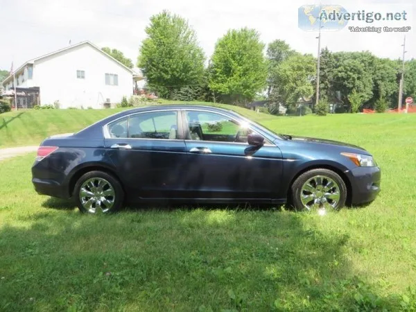 2010 Honda Accord EXL Blue Sedan 86623 Miles CCC