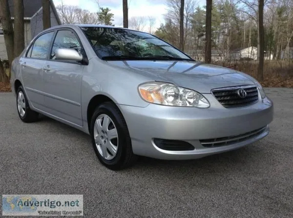 2006 Toyota Corolla LE Silver 45000 Miles