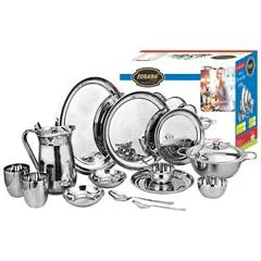 Buy Stainless Steel Dinner Set Stylish And Durable  A Complete R
