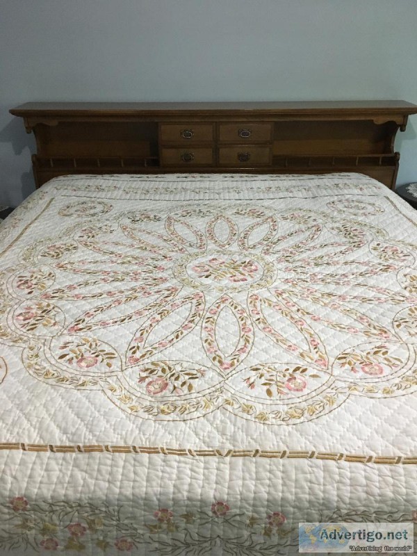 King size bed and mattress