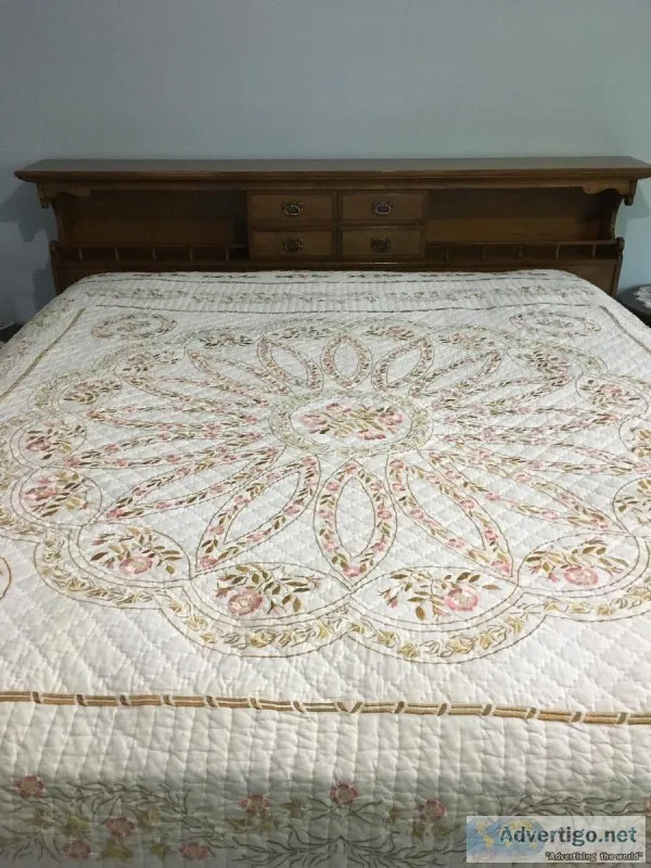 King size bed and mattress