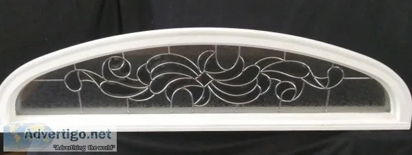 ElipticalTriple Pane Leaded Glass  Transoms