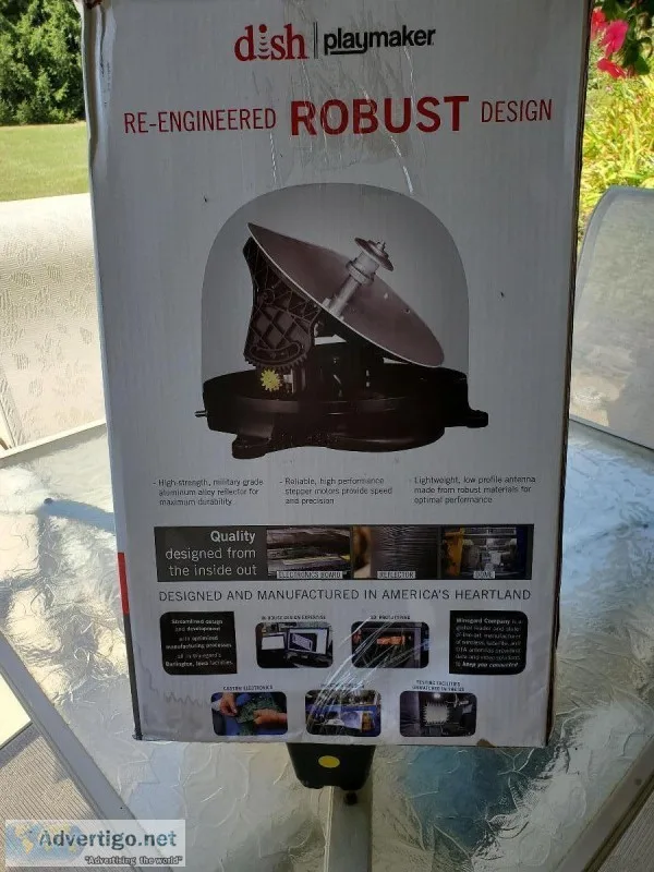 Portable Dish Play-maker Satellite Antenna with Receiver