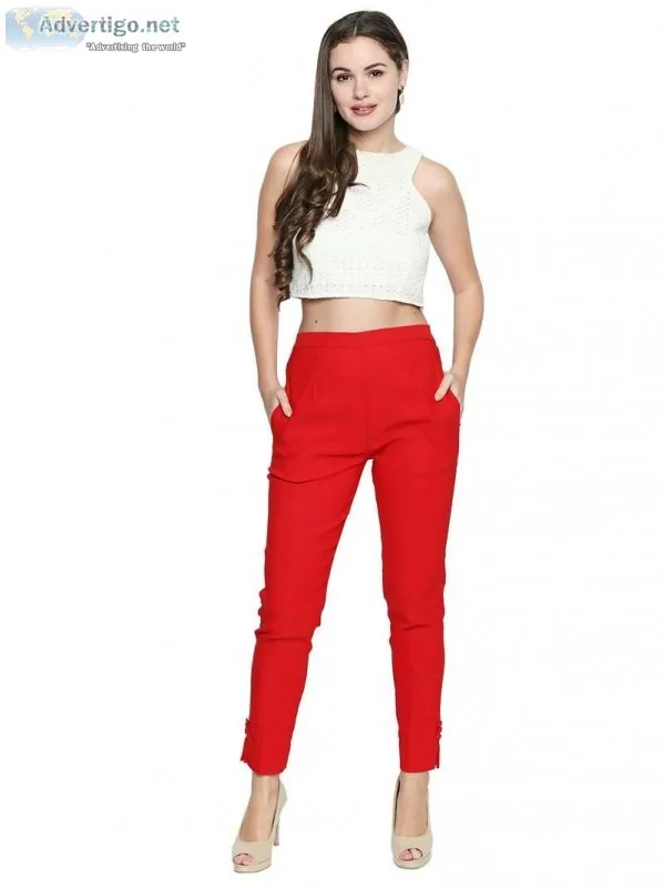 Buy Trousers for Women - Upto 54% Off  Visit Mirraw