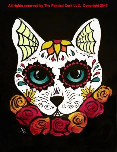 Sacramento Studio 103 Sugar Skull Cat  SUPER FALL SPECIAL  10 OF