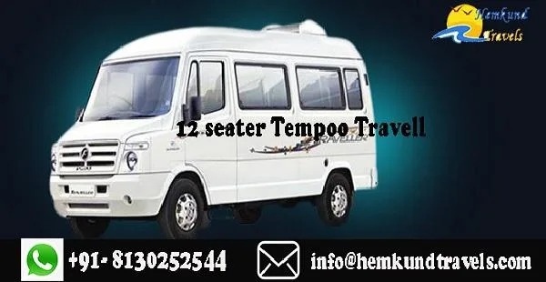12 seater tempo traveller on rent