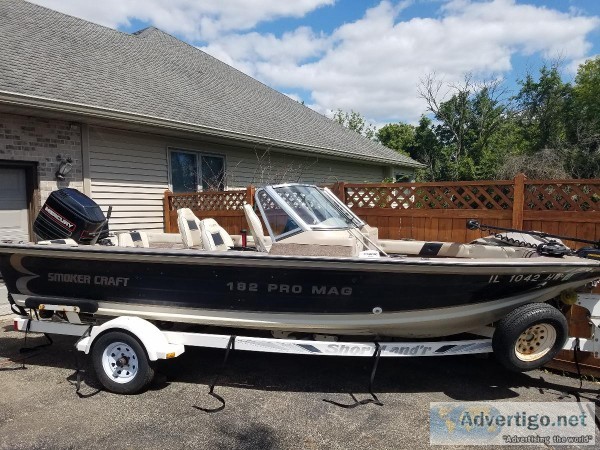 1995 Smokercraft 182 Pro Magnum deep v