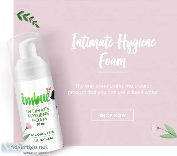 Vaginal Cleaning Foam Wash - Imbue Natural