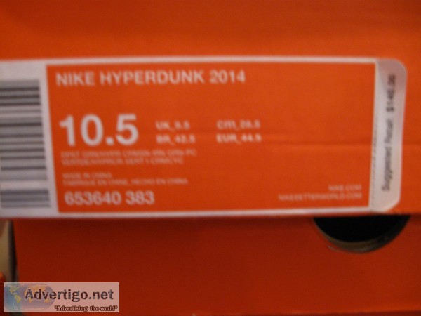 Like New NIKE HYPERDUNK 2014 Men&rsquos BASKETBALL SHOES Men&rsq