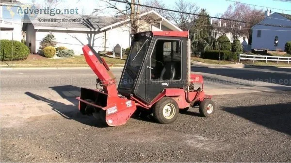 Toro Lawnmower - Cab with OLATHE SnowBlower Model 327 Groundsmas