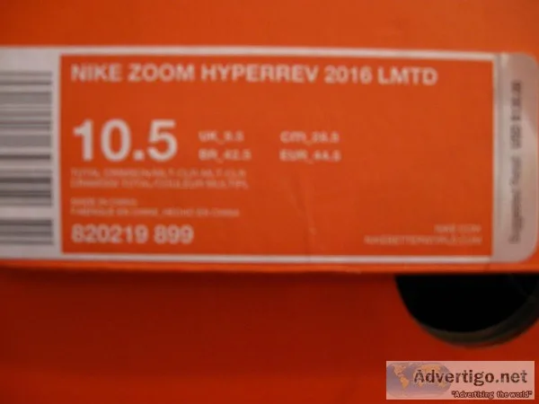 Like New NIKE Zoom HyperRev 2016 LMTD Skylar Diggins Men&rsquos 
