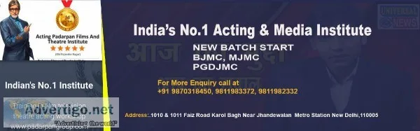 New Batch Start for Acting Course in Padarpan Film and Theatre I