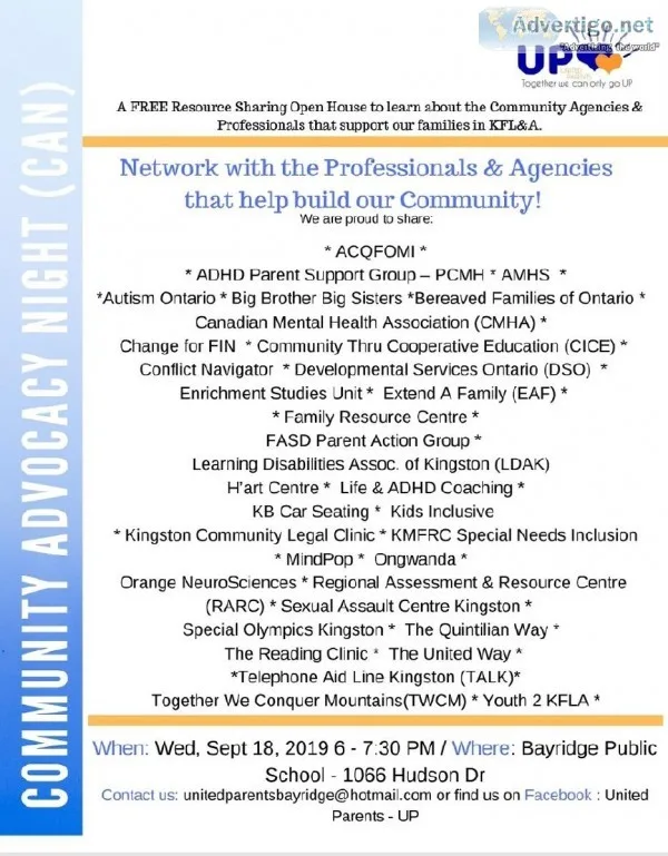 3rd Annual Community Advocacy Night