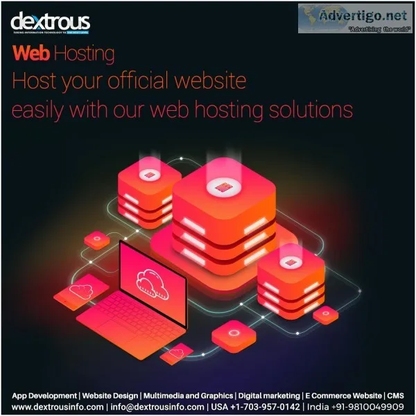 Web Hosting Services by Dextrous infosolutions