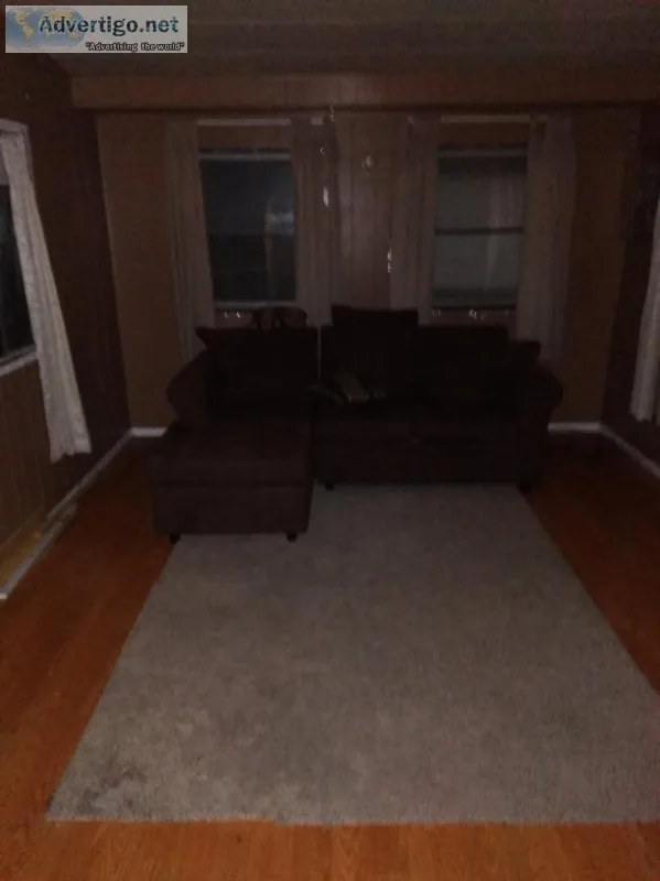 Apartment size sectional lounger.